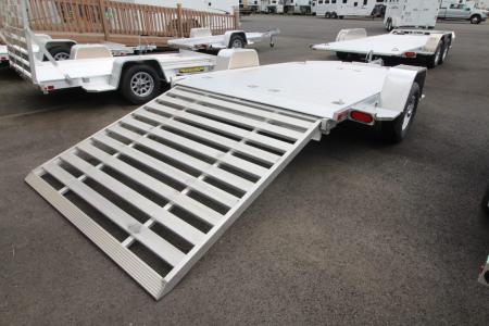 New 2027 Aluma MC210 Single Axle- Ramp- Motorcycle Trailer