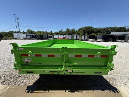 New Load Trail Dump 7x14 14K 18" Sides- Black/Green