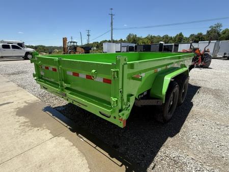 New Load Trail Dump 7x14 14K 18" Sides- Black/Green