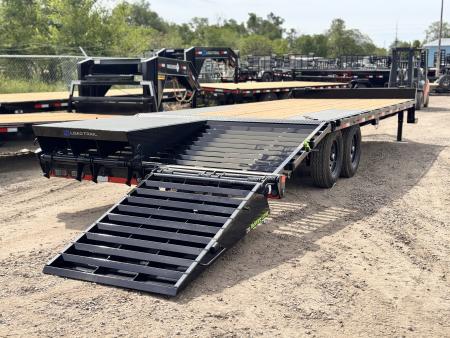 New 2026 Load Trail 8.5-25 Deckover Equipment W/ Max Ramps and 14 PLY Tire Upgrade 14K GVWR