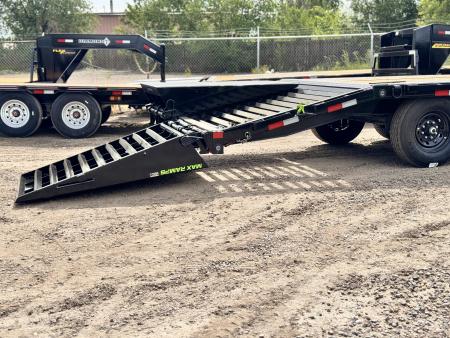 New 2026 Load Trail 8.5-25 Deckover Equipment W/ Max Ramps and 14 PLY Tire Upgrade 14K GVWR