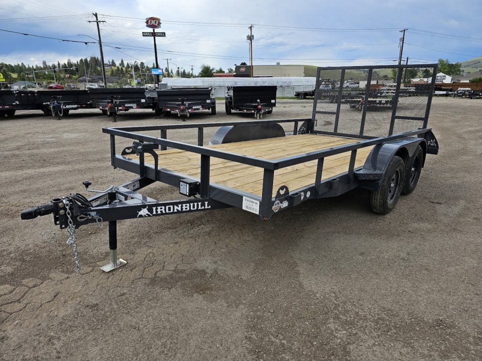 New 2026 Iron Bull 7x14 7k Utility Trailer