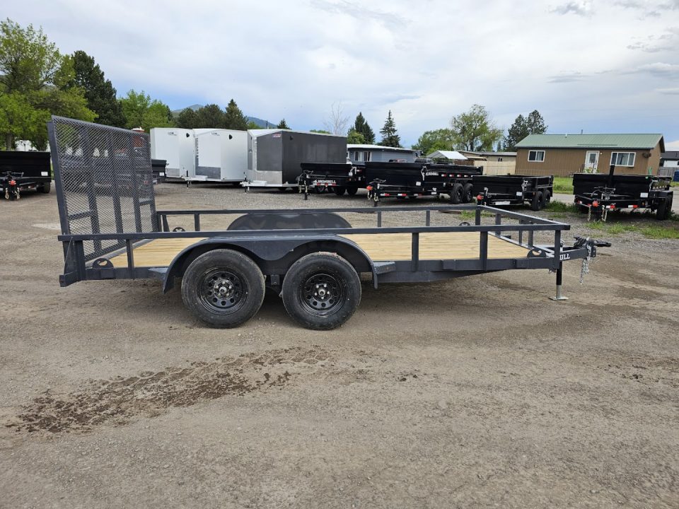 New 2026 Iron Bull 7x14 7k Utility Trailer