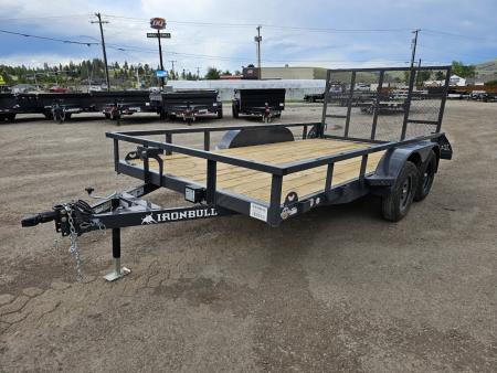 New 2026 Iron Bull 7x14 7k Utility Trailer