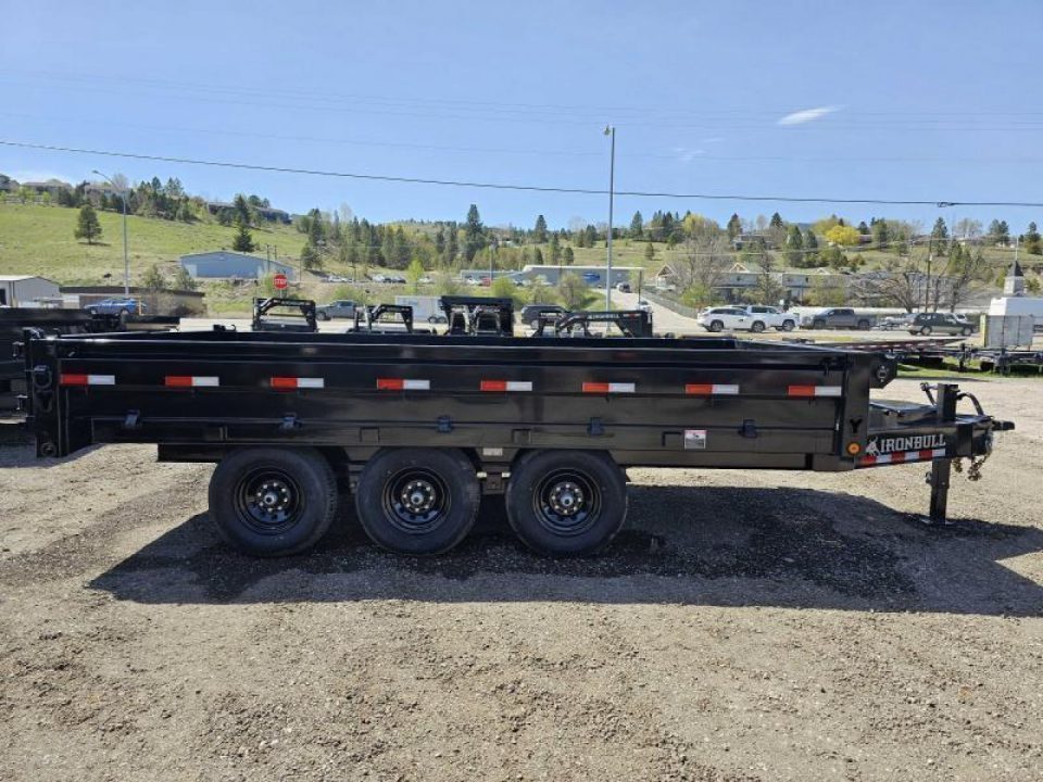 New 2027 Iron Bull 8x16 21k Deckover Dump Trailer