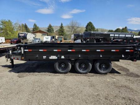 New 2027 Iron Bull 8x16 21k Deckover Dump Trailer