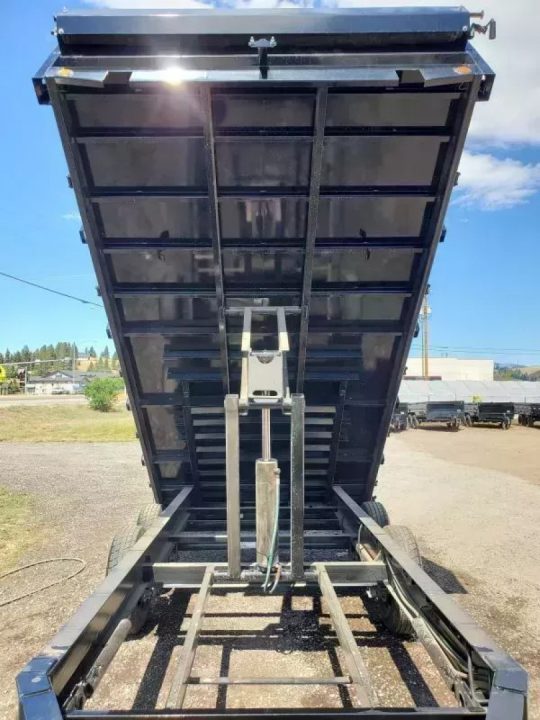New 2027 Iron Bull 8x16 15k Deckover Dump Trailer