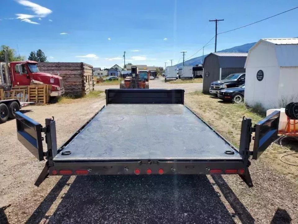 New 2027 Iron Bull 8x16 15k Deckover Dump Trailer