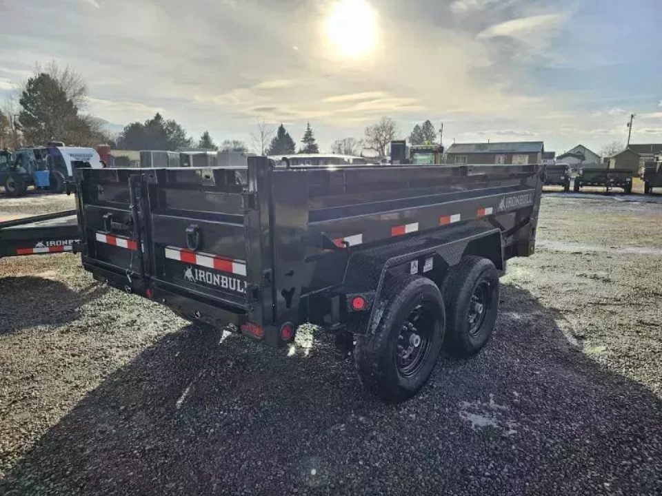 New 2026 Iron Bull 6'x12' 15k Dump Trailer