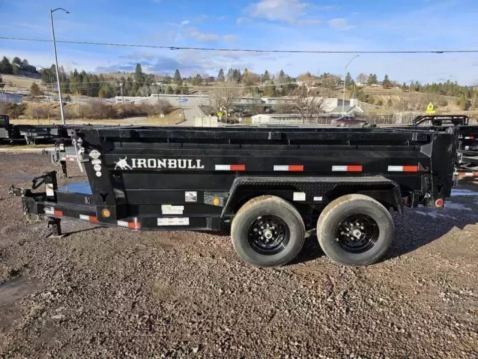 New 2026 Iron Bull 6'x12' 15k Dump Trailer