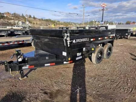 New 2026 Iron Bull 6'x12' 15k Dump Trailer