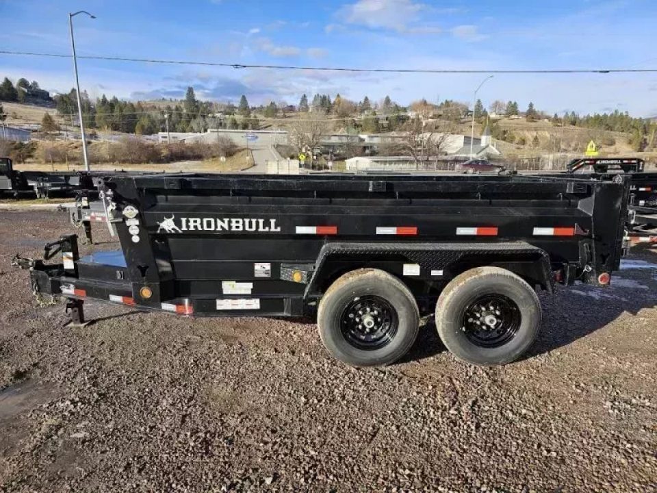 New 2026 Iron Bull 6'x12' 15k Dump Trailer