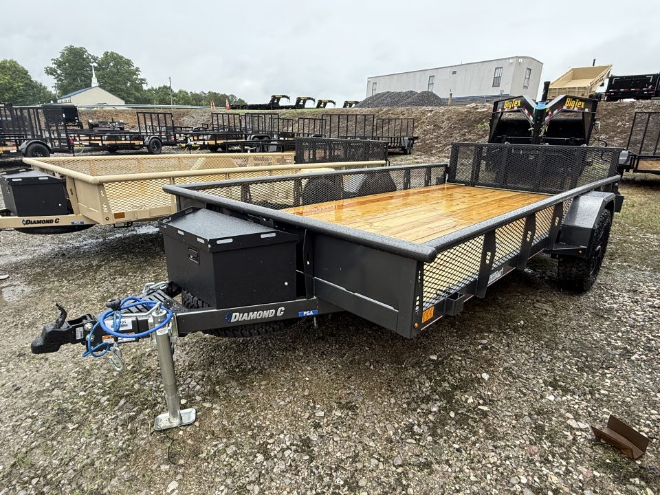 New 2026 Diamond C PSA 106 14’ Utility Trailer, VENTURE SERIES, 6K AXLE WITH BRAKES, BI FOLD GATE