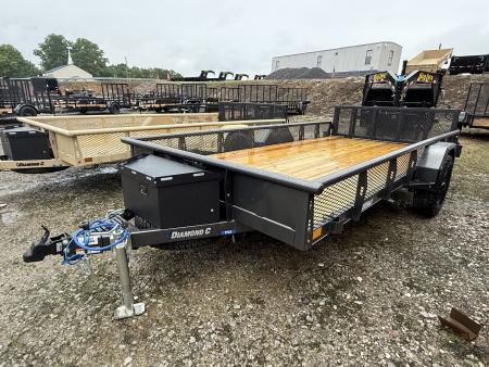 New 2026 Diamond C PSA 106 14’ Utility Trailer, VENTURE SERIES, 6K AXLE WITH BRAKES, BI FOLD GATE
