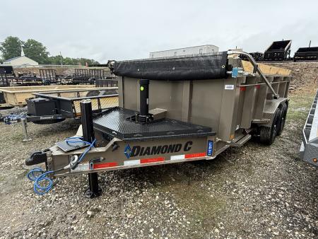 New 2026 Diamond C LPT 207 14’ Dump Trailer, PACESETTER EDITION, HYD JACK, HEAVY FENDERS, 32” SIDES