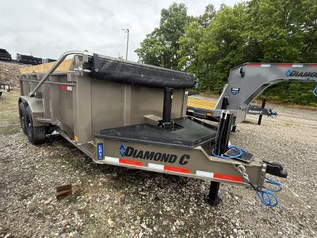 New 2026 Diamond C LPT 207 14’ Dump Trailer, PACESETTER EDITION, HYD JACK, HEAVY FENDERS, 32” SIDES