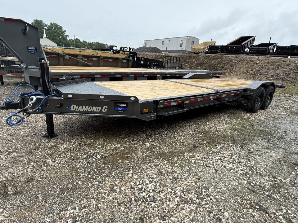 New 2026 Diamond C HDT 210 24’ Tilt Trailer, PACESETTER EDITION, HYD JACK, 23K GVWR FORK HOLDERS, HEAVY FENDERS