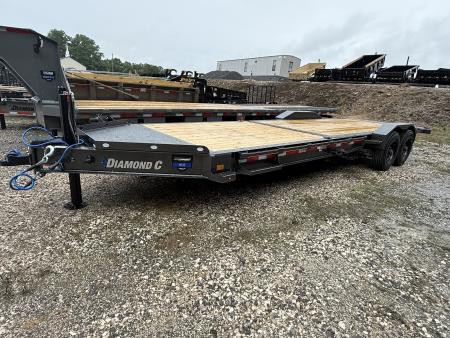New 2026 Diamond C HDT 210 24’ Tilt Trailer, PACESETTER EDITION, HYD JACK, 23K GVWR FORK HOLDERS, HEAVY FENDERS