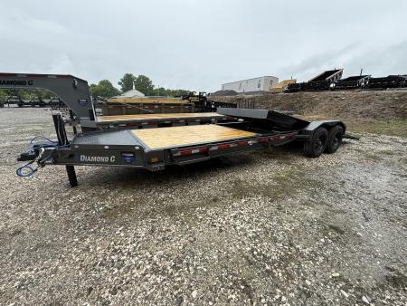 New 2026 Diamond C HDT 210 24’ Tilt Trailer, PACESETTER EDITION, HYD JACK, 23K GVWR FORK HOLDERS, HEAVY FENDERS