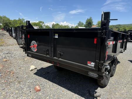 New 2026 Homesteader 6x12 Deckover Dump_9990 GVWR - CURBSIDE DROP - COMBO GATE