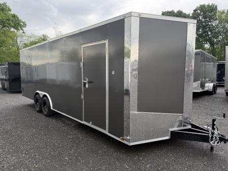 New 2026 Spartan 8.5x24 - 7' Interior - 5.2K Axles - Ramp - Charcoal Polycor