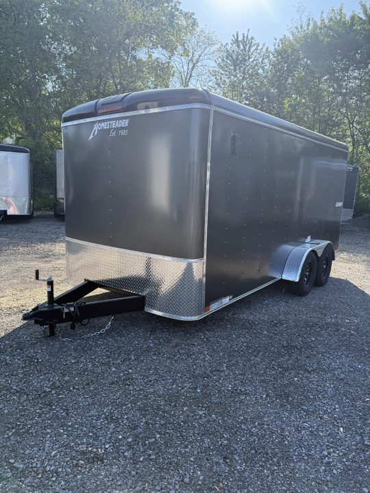 New 2026 Homesteader - 7x16 Ramp Door- GRAY