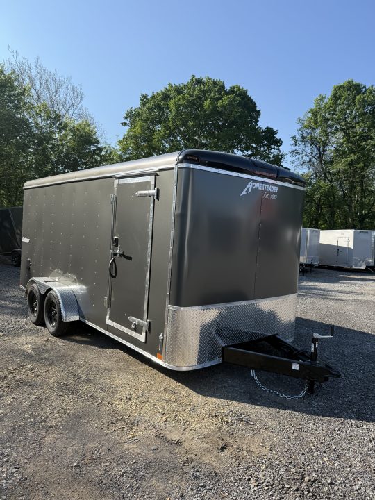 New 2026 Homesteader - 7x16 Ramp Door- GRAY