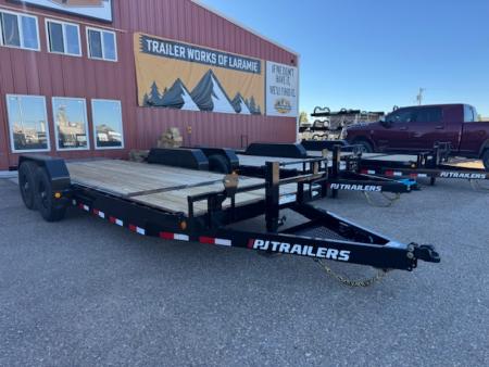 New 2027 PJ Trailers T6 24FT Tilt Trailer-14K- 16' Tilt Deck