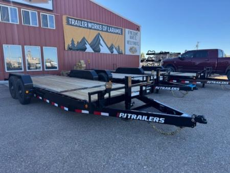 New 2027 PJ Trailers T6 24FT Tilt Trailer-14K- 16' Tilt Deck