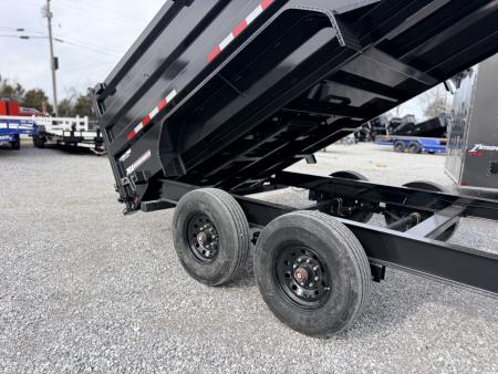 New 2026 PJ Trailers 7X16 GOOSENECK (4FT WALL) DUMP TRAILER 18000 GVWR Dump Trailer