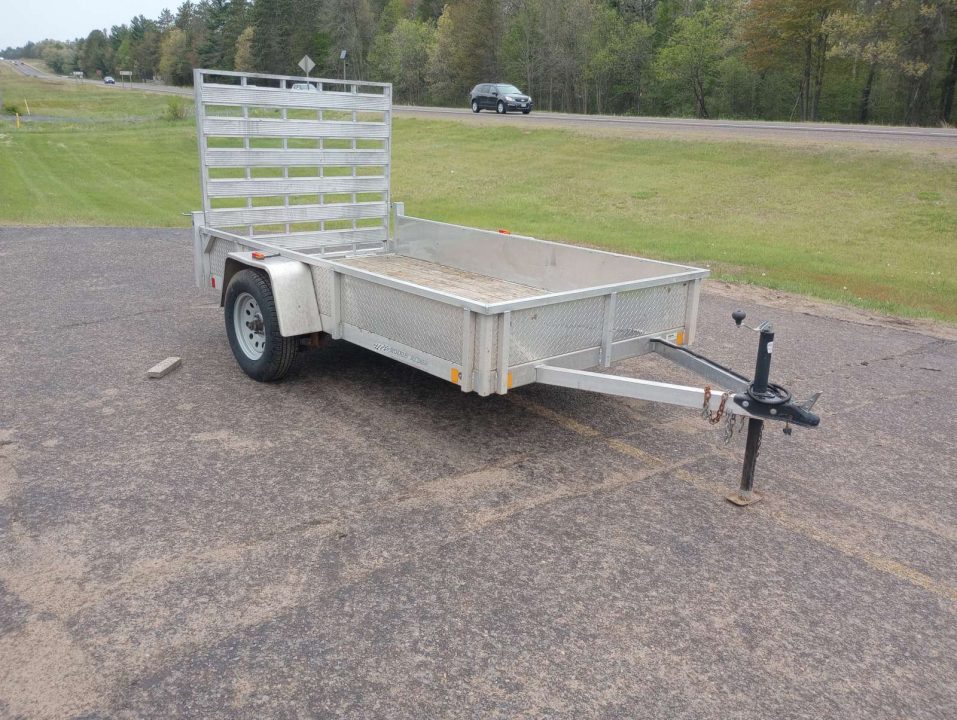 Used 2017 Rough Rider 65"X10' Aluminum Utility Trailer