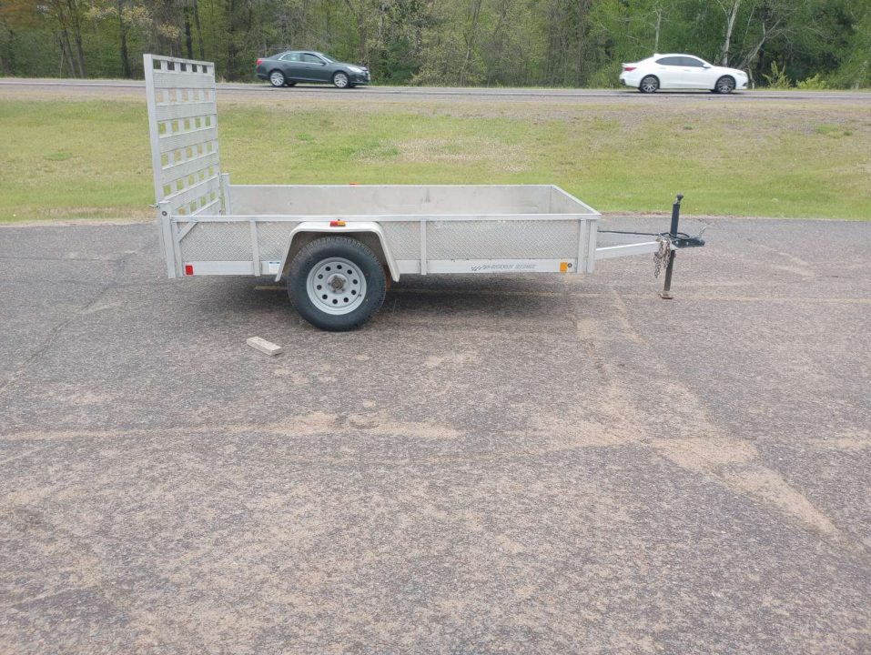 Used 2017 Rough Rider 65"X10' Aluminum Utility Trailer