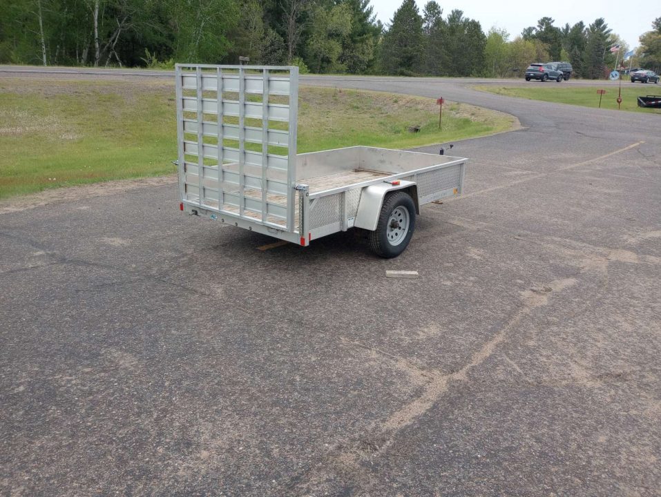 Used 2017 Rough Rider 65"X10' Aluminum Utility Trailer