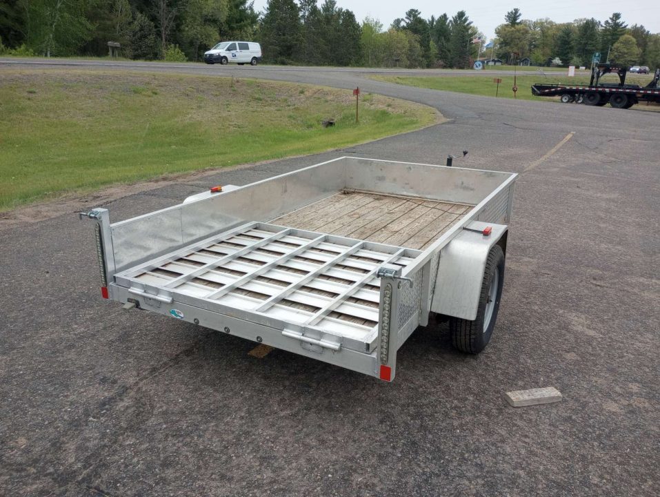 Used 2017 Rough Rider 65"X10' Aluminum Utility Trailer