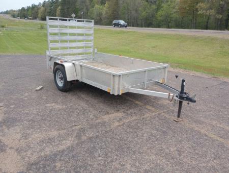 Used 2017 Rough Rider 65"X10' Aluminum Utility Trailer