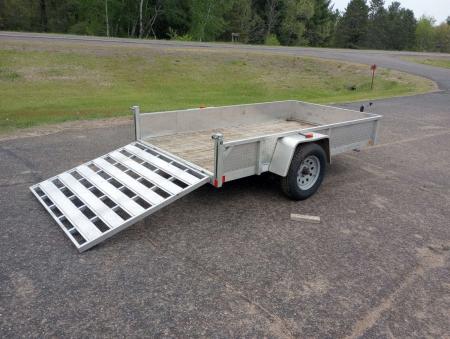 Used 2017 Rough Rider 65"X10' Aluminum Utility Trailer