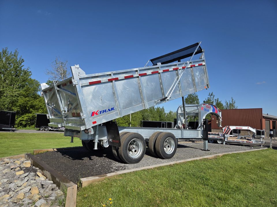 New 2027 K-Trail Goliath 37,500 lb HD Galvanized Gooseneck Dump Trailer
