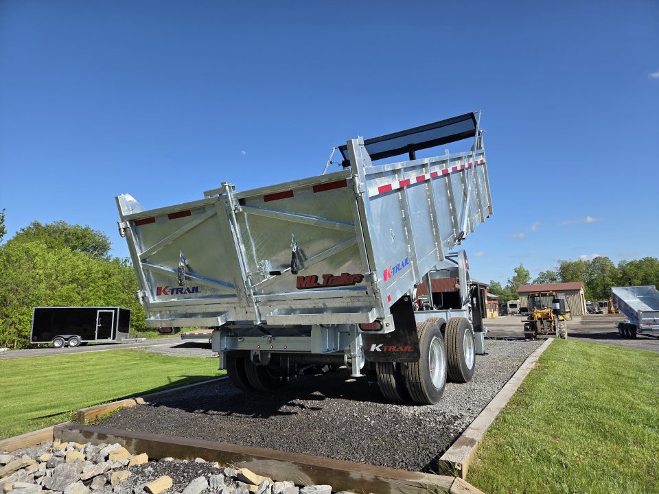 New 2027 K-Trail Goliath 37,500 lb HD Galvanized Gooseneck Dump Trailer