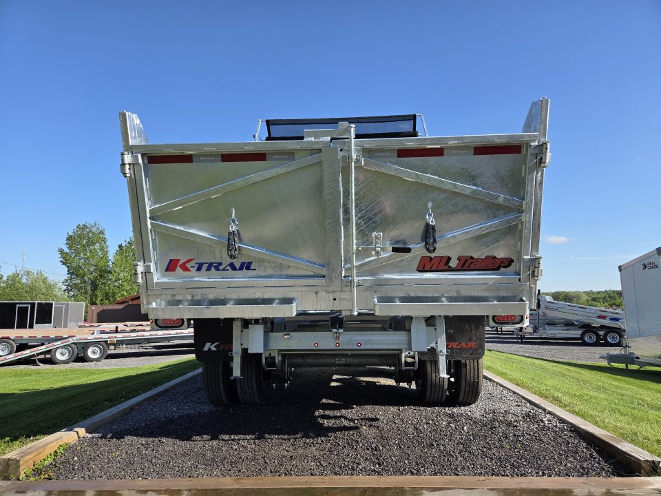 New 2027 K-Trail Goliath 37,500 lb HD Galvanized Gooseneck Dump Trailer