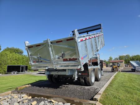 New 2027 K-Trail Goliath 37,500 lb HD Galvanized Gooseneck Dump Trailer