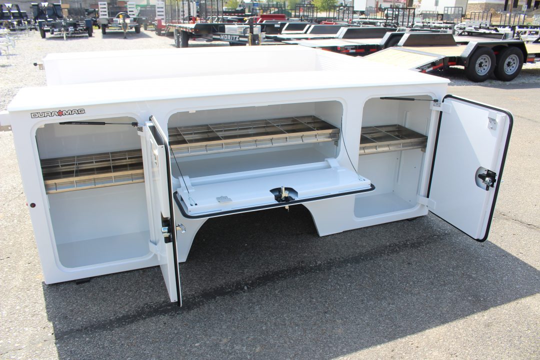New 2025 DuraMag Aluminum Service Body - SRW - Fits 56" C/A - 2019+ RAM