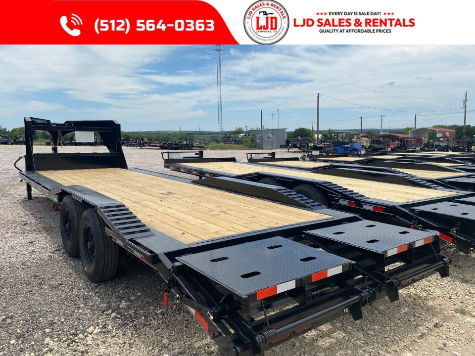 New 2026 Golden Arm - 102" x 26' - Drive over fender - Equipment Trailer - Gooseneck
