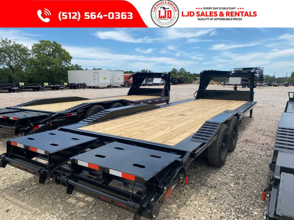 New 2026 Golden Arm - 102" x 26' - Drive over fender - Equipment Trailer - Gooseneck