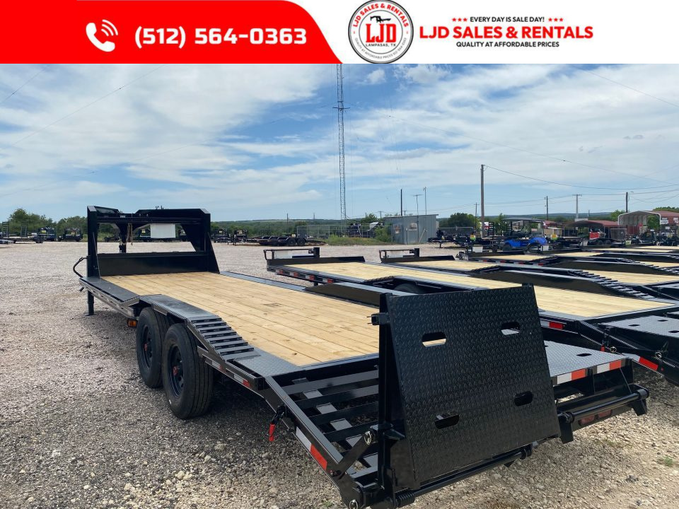 New 2026 Golden Arm - 102" x 26' - Drive over fender - Equipment Trailer - Gooseneck