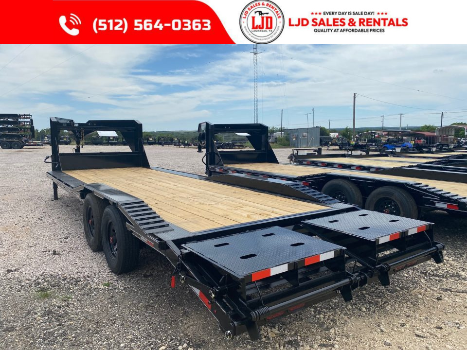New 2026 Golden Arm - 102" x 24' - Drive over fender - Gooseneck - Equipment Trailer
