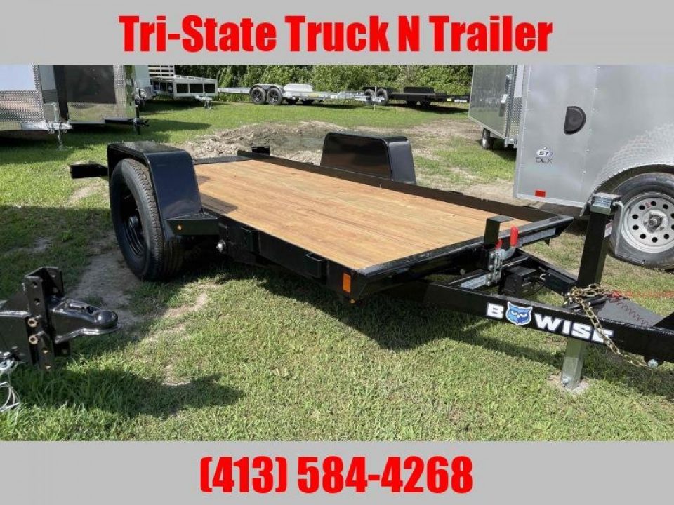 New 2026 BWISE 12' Tilt trailer Equipment Trailer