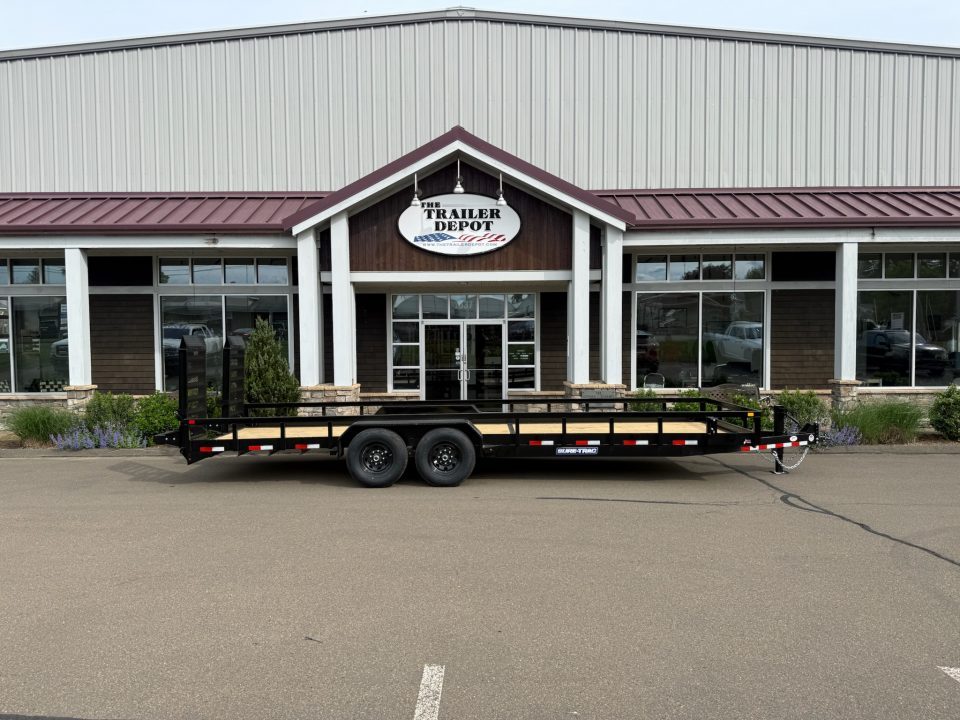 New Sure-Trac 7′ X 24′ OPEN LANDSCAPE/EQUIPMENT TRAILER 14K