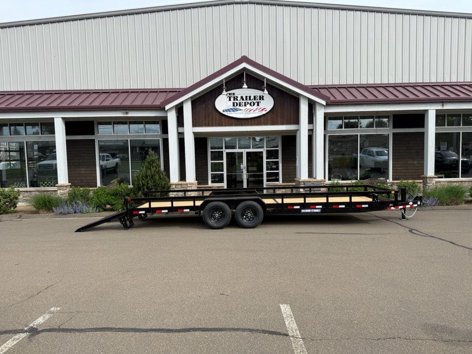 New Sure-Trac 7′ X 24′ OPEN LANDSCAPE/EQUIPMENT TRAILER 14K