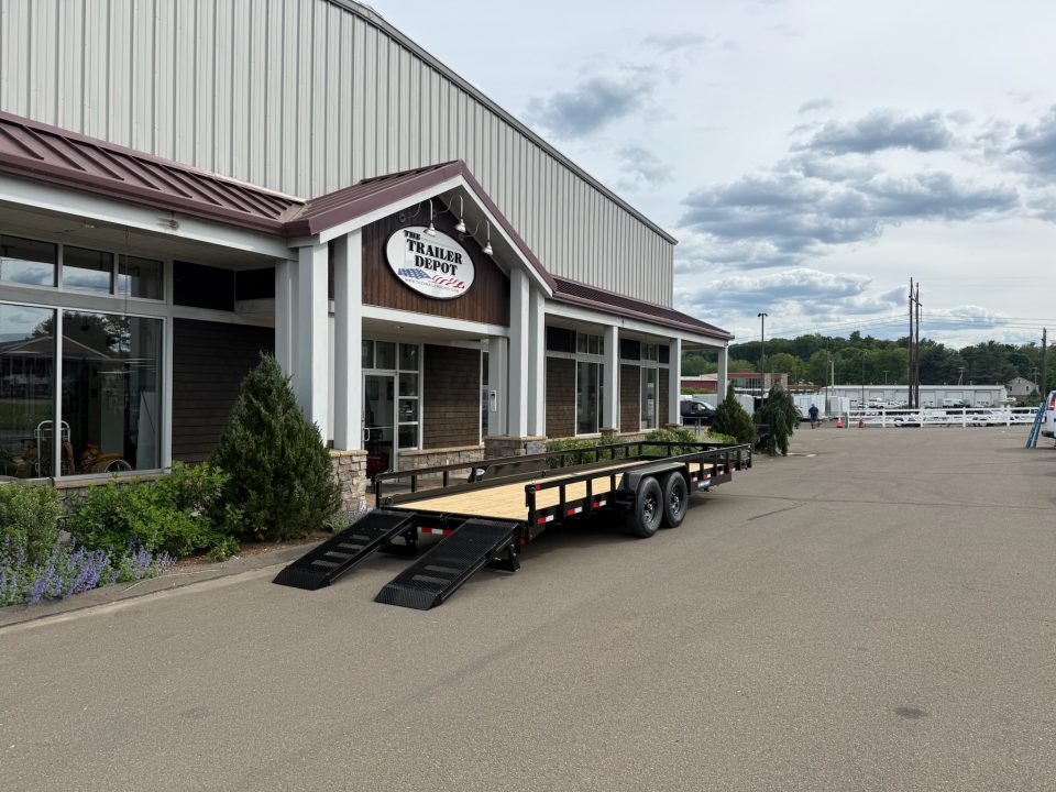 New Sure-Trac 7′ X 24′ OPEN LANDSCAPE/EQUIPMENT TRAILER 14K
