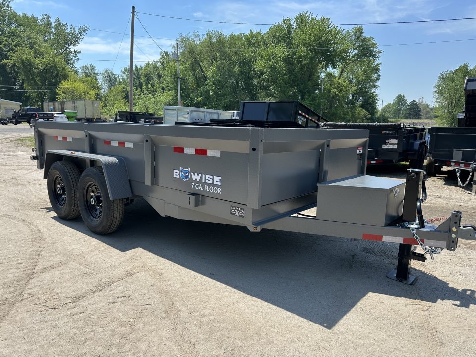 New 2027 Bwise DT 7x14 14k Dump trailer w/Ramps
